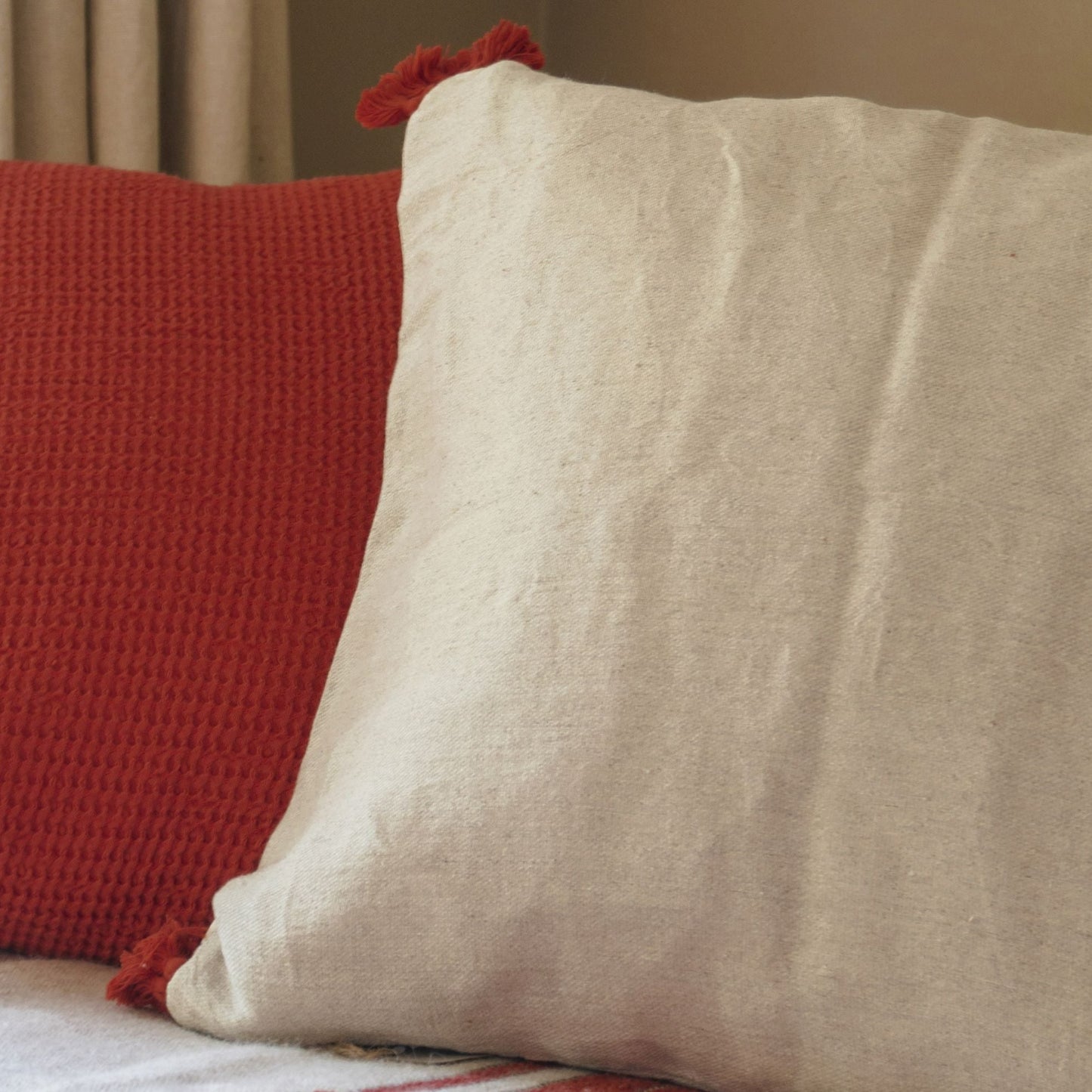 Funda Cojín Olivia Rojo 45x45 cm